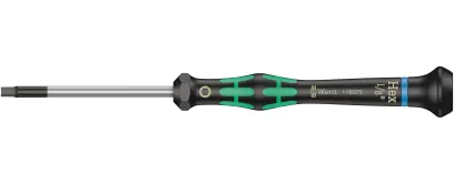 Wera 118075 Skrutkovač šesťhranný 1/8"x60 mm na použitie v elektronike Kraftform Micro typ 2054, palcový (W05118075001)