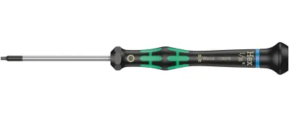 Wera 118076 Skrutkovač šesťhranný 1/16"x60 mm na použitie v elektronike Kraftform Micro typ 2054, palcový (W05118076001)