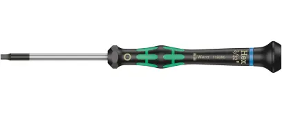 Wera 118080 Skrutkovač šesťhranný 3/32"x60 mm na použitie v elektronike Kraftform Micro typ 2054, palcový (W05118080001)