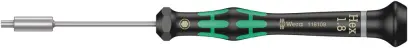 Wera 118109 Maticový nástrčný šroubovák šestihran 1,8 mm typ 2069 Micro pro elektronické aplikace (W05118109001)