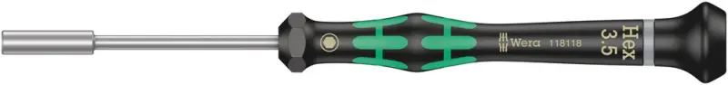 Wera 118118 Maticový nástrčný šroubovák šestihran 3,5 mm typ 2069 Micro pro elektronické aplikace (W05118118001)