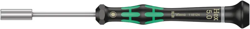 Wera 118124 Maticový nástrčný šroubovák šestihran 5 mm typ 2069 Micro pro elektronické aplikace (W05118124001)