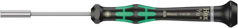 Wera 118136 Maticový nástrčný šroubovák šestihran 5/32" typ 2069 Micro pro elektronické aplikace, palcový (W05118136001)