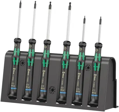 Wera 118156 Sada skrutkovačov Kraftform Micro 2052/6 pre elektroniku (W05118156001)