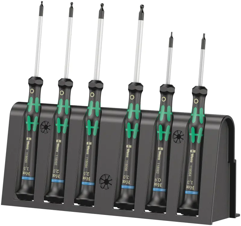 Wera 118156 Sada skrutkovačov Kraftform Micro 2052/6 pre elektroniku (W05118156001)