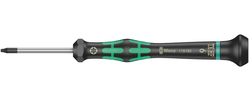 Wera 118182 Skrutkovač TORX TX 6 HFx40 mm na použitie v elektronike Kraftform Micro typ 2067, s pridržiavacou funkciou (W05118182001)