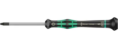 Wera 118185 Skrutkovač TORX TX 9 HFx60 mm na použitie v elektronike Kraftform Micro typ 2067, s pridržiavacou funkciou (W05118185001)