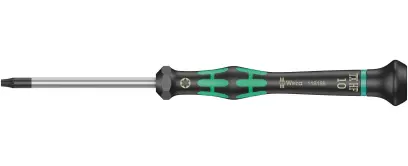 Wera 118186 Skrutkovač TORX TX 10 HFx60 mm na použitie v elektronike Kraftform Micro typ 2067, s poistným kolíkom (W05118186001)
