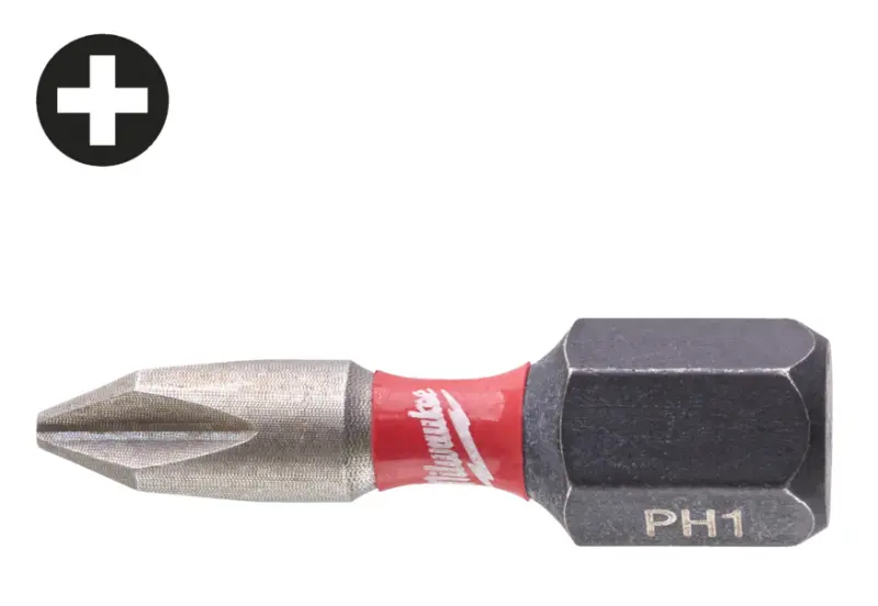 Šroubovací bit PH 1 x 25 mm Milwaukee Shockwave™ Impact Duty (Sada 2 ks) (MI4932430850)