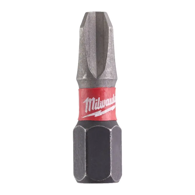Šroubovací bit 1/4 Milwaukee Shockwave Phillips PH 3 x 25 mm - 2 ks (MI4932430857)