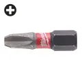 Šroubovací bit 1/4 Milwaukee Shockwave Phillips PH 3 x 25 mm - 2 ks (MI4932430857)
