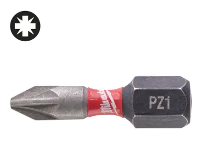 Šroubovací bit PZ 1 x 25 mm Milwaukee Shockwave™ Impact Duty (Sada 2 ks) (MI4932430860)