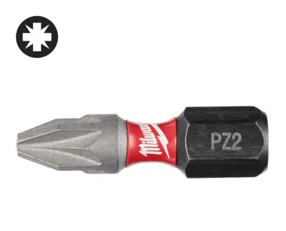 Šroubovací bit Milwaukee Shockwave PZ 2 x 25 mm (1/4 Hex) (MI4932430863)