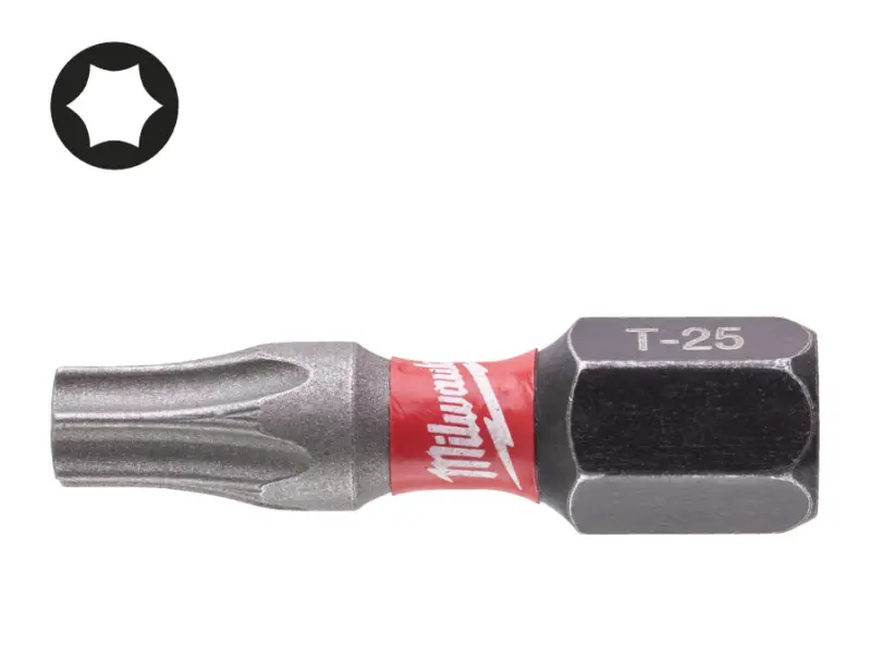 Šroubovací bit Milwaukee Shockwave TX 25 x 25 mm (1/4 Hex) (MI4932430879)