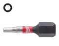 Šroubovací bit 1/4 Milwaukee Shockwave Šestihran 3 x 25 mm - 2 ks (MI4932430894)
