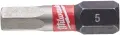 Šroubovací bit 1/4 Milwaukee Shockwave Šestihran 5 x 25 mm - 2 ks (MI4932430896)