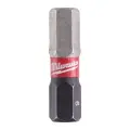 Šroubovací bit 1/4 Milwaukee Shockwave Šestihran 6 x 25 mm - 2 ks (MI4932430897)