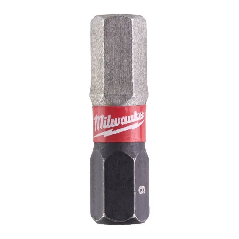 Šroubovací bit 1/4 Milwaukee Shockwave Šestihran 6 x 25 mm - 2 ks (MI4932430897)