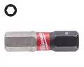 Šroubovací bit 1/4 Milwaukee Shockwave Šestihran 6 x 25 mm - 2 ks (MI4932430897)