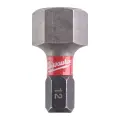 Šroubovací bit 1/4 Milwaukee Shockwave Šestihran 12 x 25 mm - 2 ks (MI4932430900)