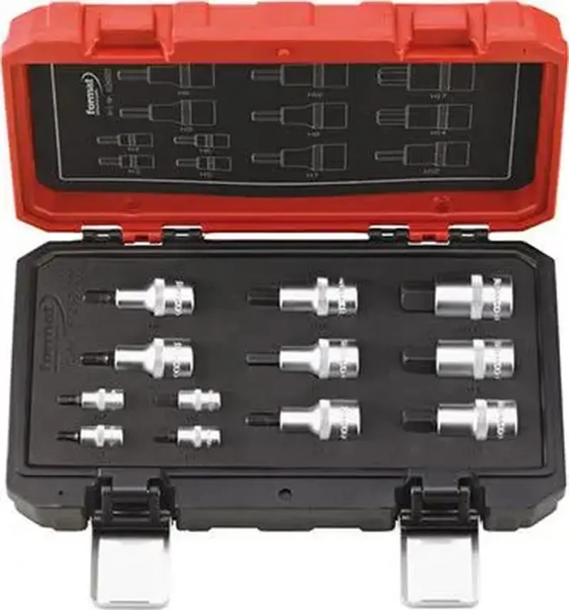 Sada adaptér-bity 1/4" a 1/2" vnitřní 6-hran FORMAT