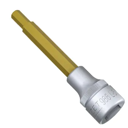 Zástrčná bitová hlavica 1/2" 6hran 6 x 100 mm Hazet 986L-6 (EDE61310061)