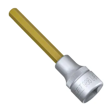 Zástrčná bitová hlavica 1/2" 6hran 8 x 100 mm Hazet 986L-8 (EDE61310081)