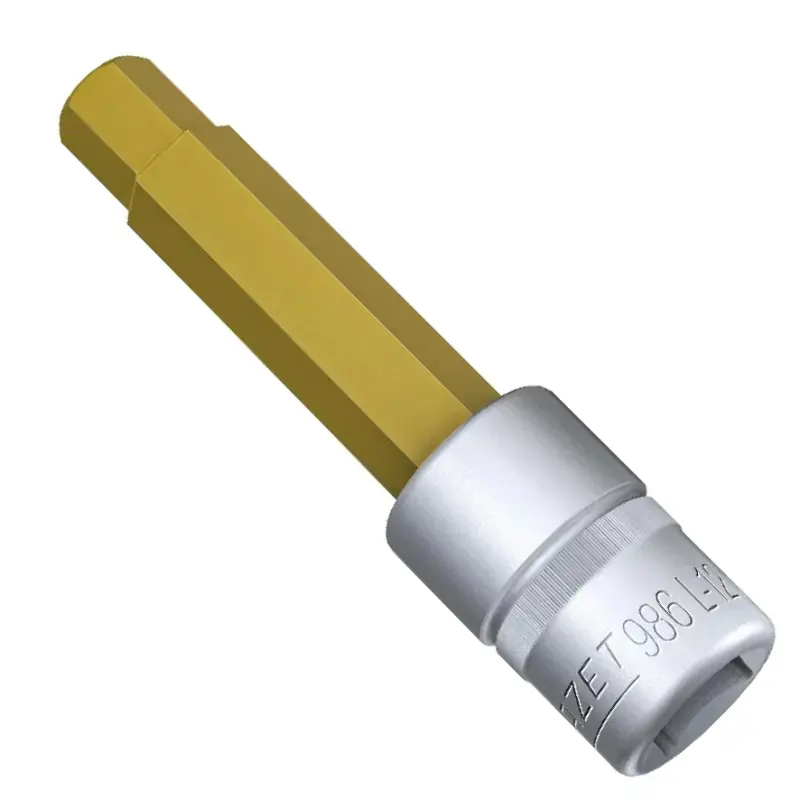 Zástrčná bitová hlavica 1/2" 6hran 12 x 100 mm Hazet 986L-12 (EDE61310120)