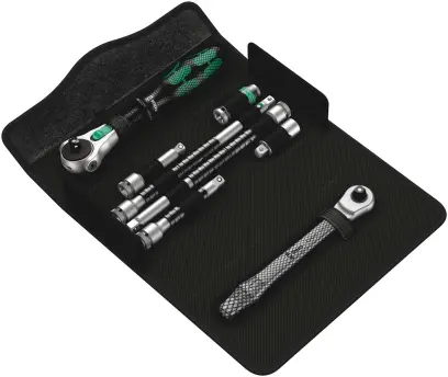 Wera 135949 Sada ráčan Zyklop MS1 Metal/Speed a predĺženie Zyklop 1/4" (8 ks) (W05135949001)