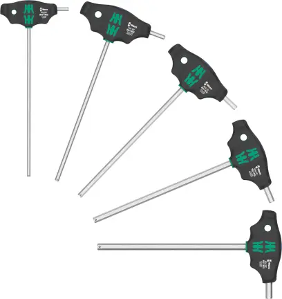 Wera 136070 Skrutkovače Hex-Plus s priečnou rukoväťou 454/5 HF SHK Set 1 (Sada 5 dielov) (W05136070001)