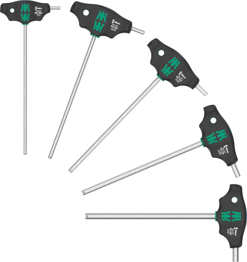 Wera 136070 Skrutkovače Hex-Plus s priečnou rukoväťou 454/5 HF SHK Set 1 (Sada 5 dielov) (W05136070001)