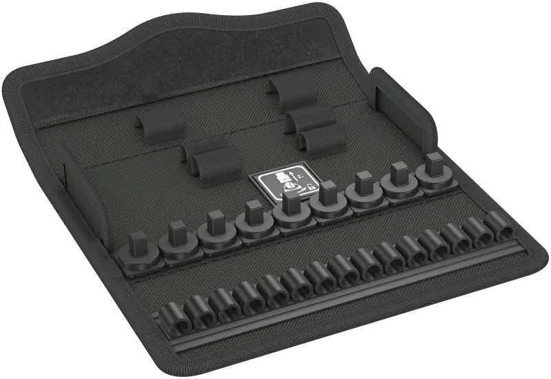 Wera 136542 Textilné puzdro Zyklop Metal Push 1/4", typ 9496, prázdne, 180 x 70 x 25 mm (W05136542001)