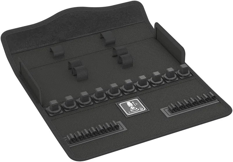 Wera 136543 Textilné puzdro Zyklop Metal Push 1/2", typ 9497, prázdne, 302 x 120 x 40 mm (W05136543001)