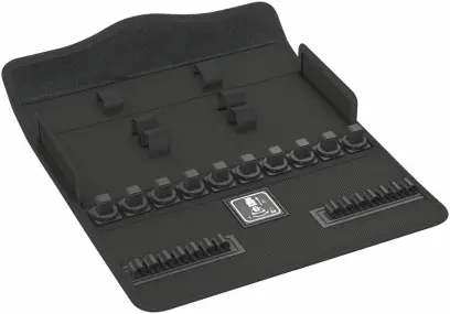 Wera 136543 Textilní pouzdro Zyklop Metal Push 1/2", typ 9497, prázdné, 302 x 120 x 40 mm (W05136543001)