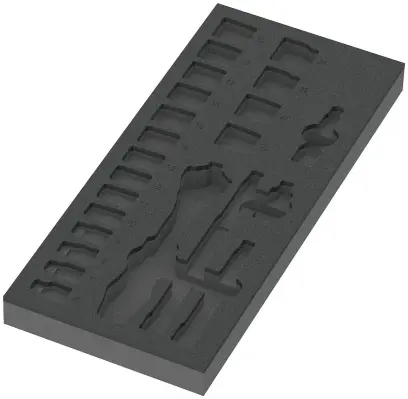 Wera 137321 Náraďový modul - penová vložka 9821 pre set račňovej sady 8000 B Zyklop 3/8". Bez náradia (W05137321001)