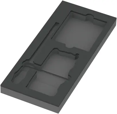 Wera 137350 Náraďový modul - penová vložka 9850 pre skrutkovacie bity Set 1 typ 9750. Bez náradia (W05137350001)