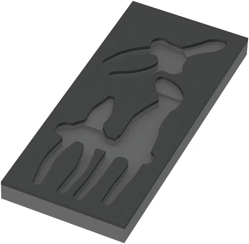 Wera 137380 Náraďový modul - penová vložka 9880 pre kliešte Knipex Set 1 typ 9780. Bez náradia (W05137380001)