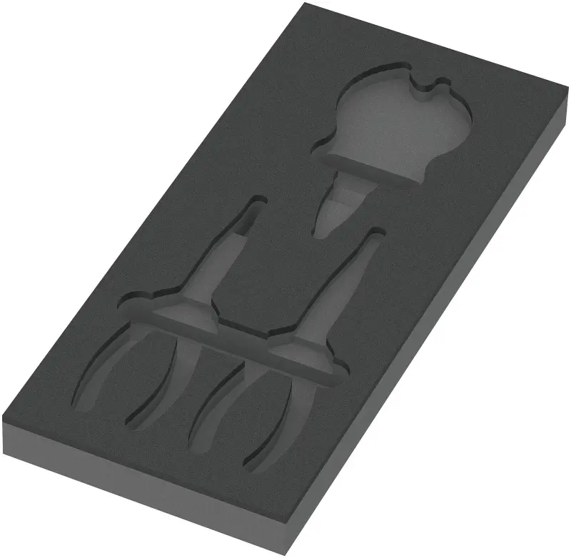 Wera 137381 Náraďový modul - penová vložka 9881 pre kliešte Knipex Set 2 typ 9781. Bez náradia (W05137381001)