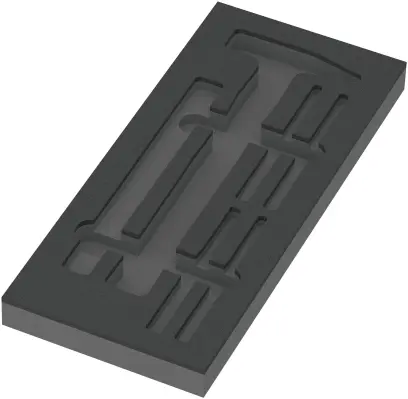 Wera 137382 Náraďový modul - penová vložka 9882 pre kladivo s priebojníkmi Set 1 typ 9782. Bez náradia (W05137382001)