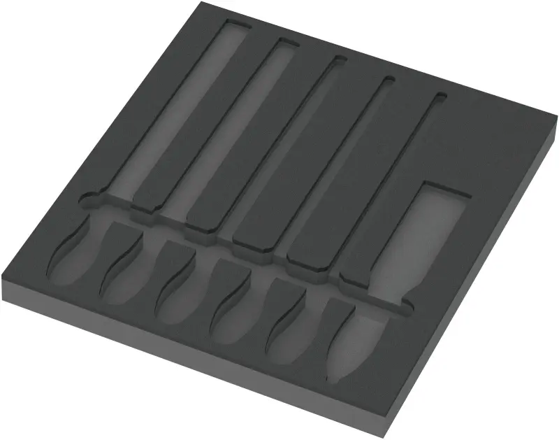 Wera 137383 Náraďový modul - penová vložka 9883 pre pilníky Pferd Set 1 typ 9783. Bez náradia (W05137383001)