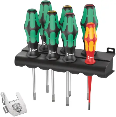 Wera 138711 Skrutkovače Kraftform/7 Heavy Metal 1 (Sada 7 dielov + stojan) (W05138711001)