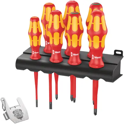 Wera 138712 Skrutkovače Kraftform VDE/7 Heavy Metal 2 (Sada 7 dielov + stojan) (W05138712001)