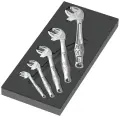 Wera 150122 Samonastavitelné klíče Joker 6004 7 ÷ 24 mm typ 9732 v pěnové vložce, Set 1 (Sada 5 dílů) (W05150122001)