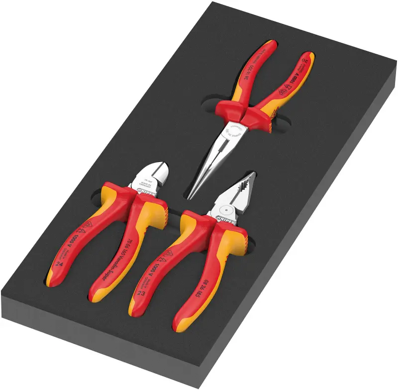 Wera 150184 Náraďový modul - penová vložka 9784 Kliešte Knipex VDE. Set 1 (Sada 3 diely) (W05150184001)