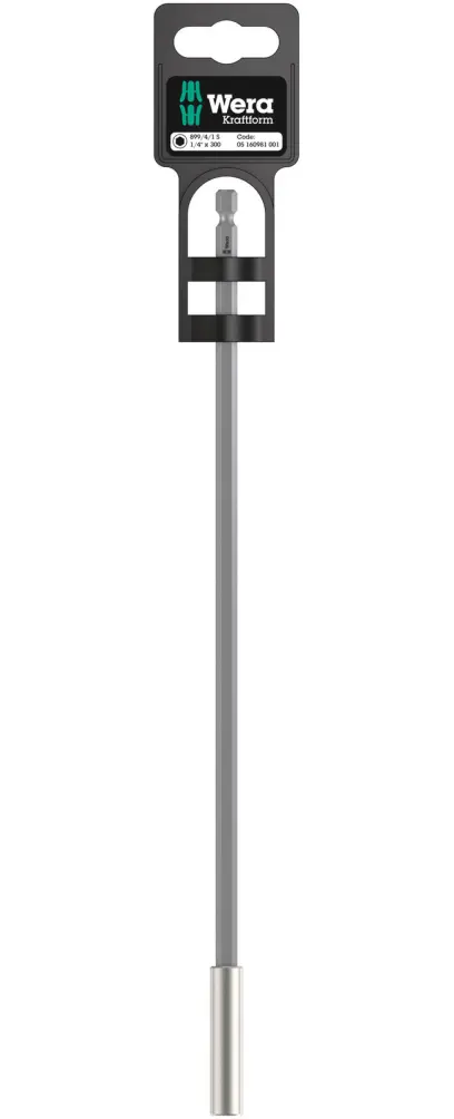 Wera 160981 Univerzálny držiak bitov s krúžkom a magnetom 1/4'' x 300 typ 899/4/1 S (W05160981001)