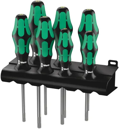 Wera 223161 Sada skrutkovačov Kraftform Plus 367/7 TORX® HF (7 ks + stojan) (W05223161001)