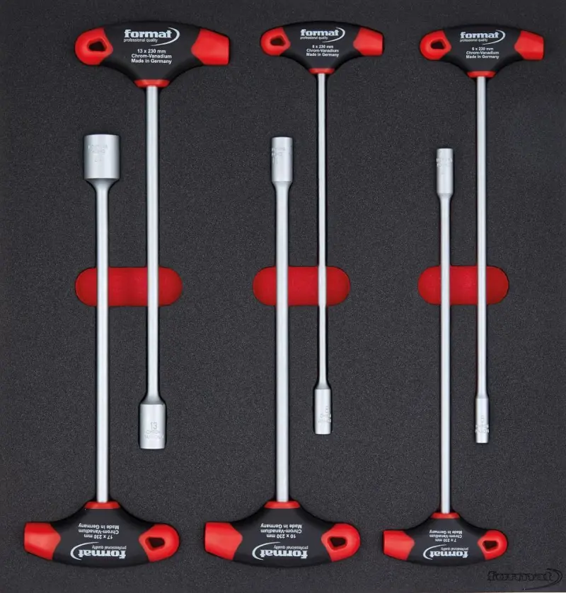 Modul pro nástroje 2/3 Nástrčný klíč 6-hran příčná rukojeť FORMAT (EDE61750110)