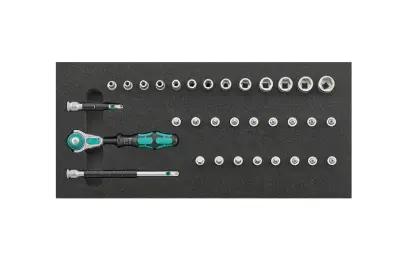 Modul pre nástroje 1/3: Gola sada 1/4" Zyklop - prázdny (EDE61750180)