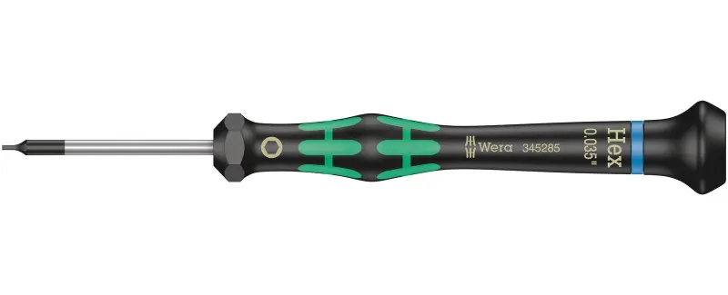 Wera 345285 Skrutkovač šesťhranný 0,035"x40 mm na použitie v elektronike Kraftform Micro typ 2054, palcový (W05345285001)