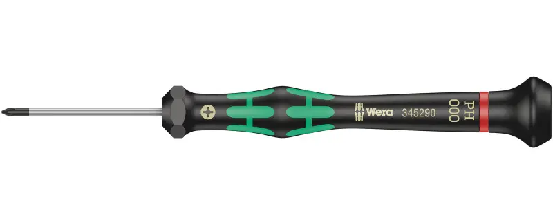 Wera 345290 Skrutkovač krížový PH 000x40 mm na použitie v elektronike Kraftform Micro typ 2050 (W05345290001)